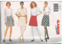 4159 BUTTERICK EZ SHORTER CONTOUR A-SKIRT/OVERLAY/BIAS PATTERN 6-12,14-18
